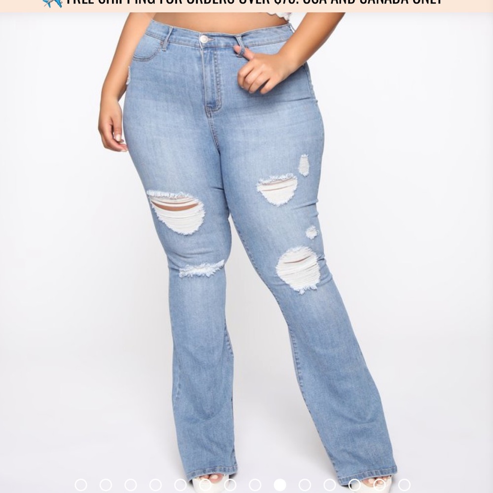 FashionNova Jayla Flare Jeans